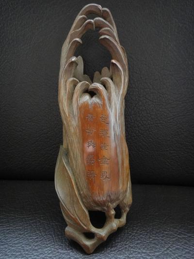 竹雕脈枕
