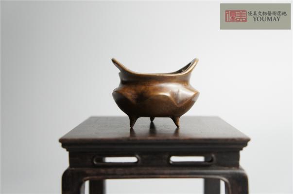 銅製小香爐